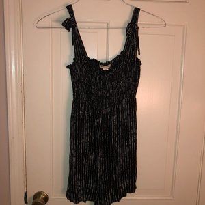Billabong Striped Romper with Adjustable Straps